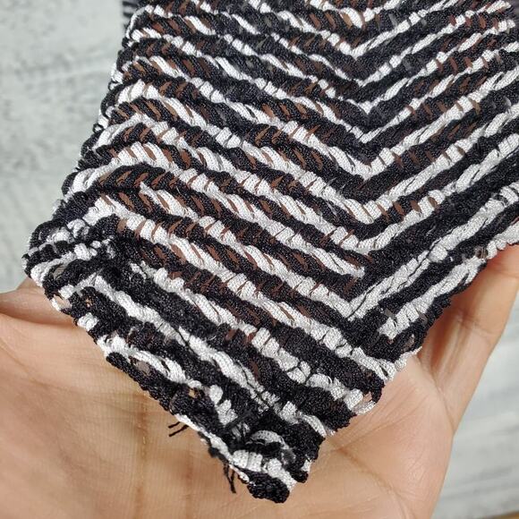 Catherine's Women's Plus Size 1X Asymmetrical Hem Open Front Cardigan Casual - Picture 4 of 7